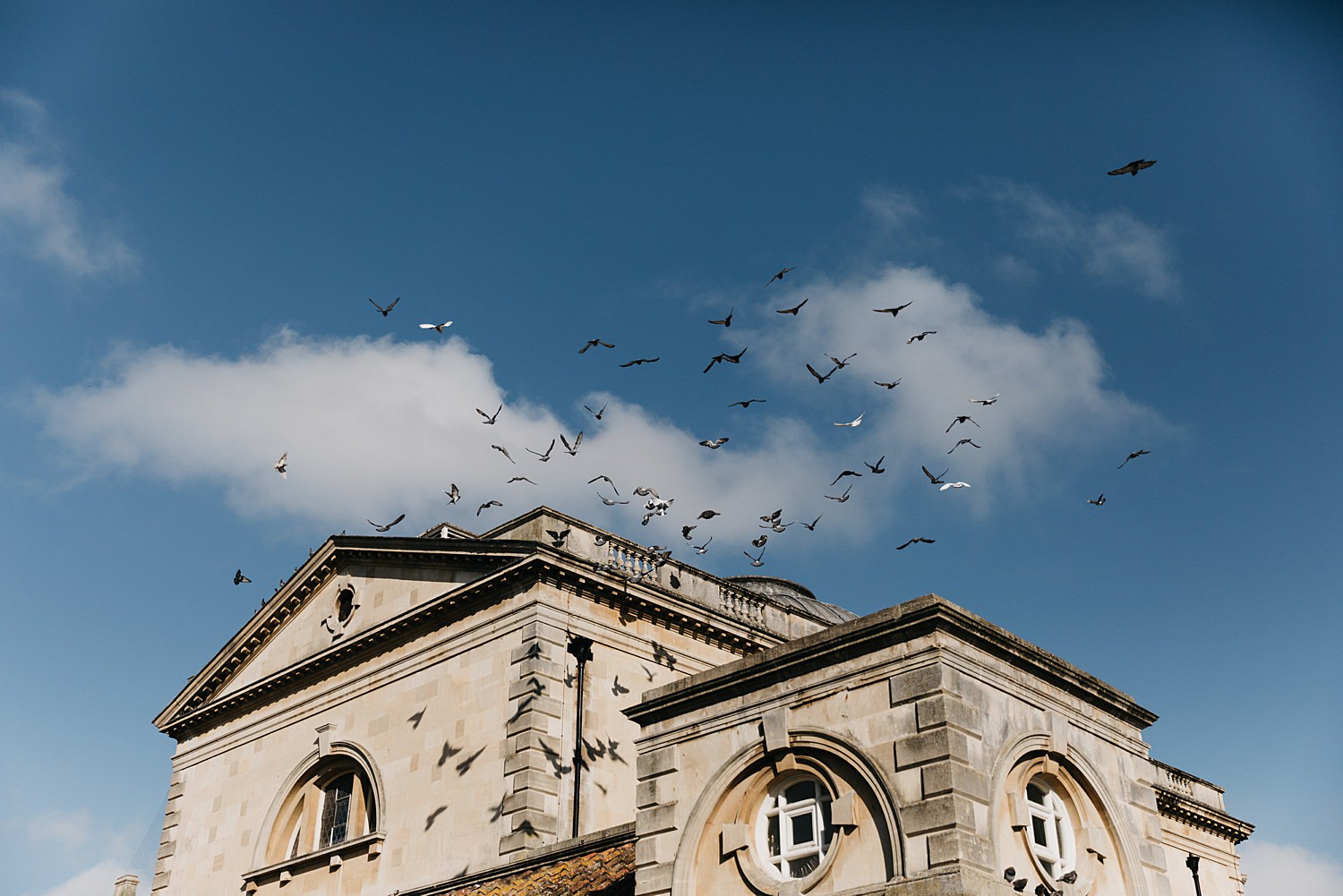 bath in the sunshine