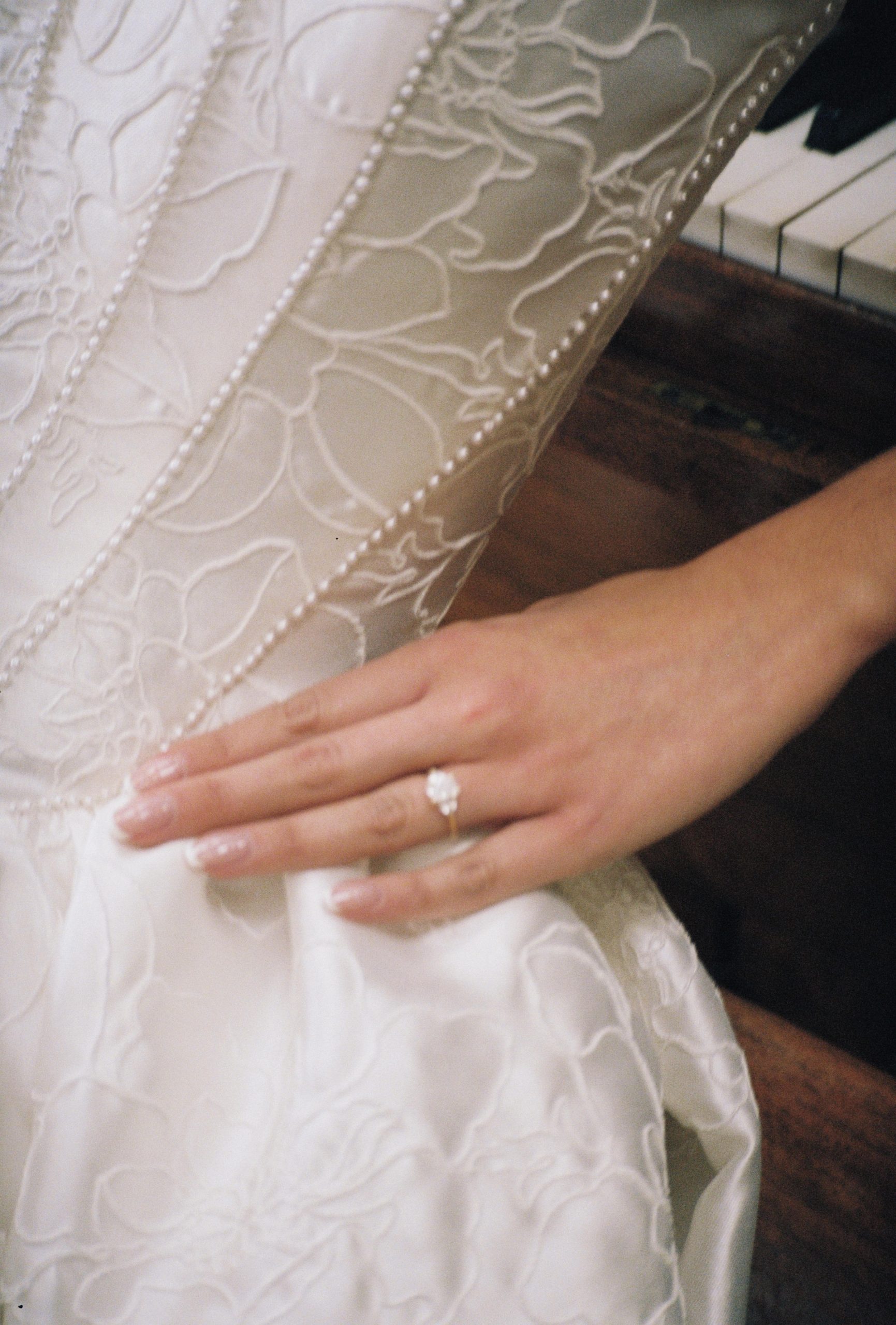 35mm film wedding photography in Somerset