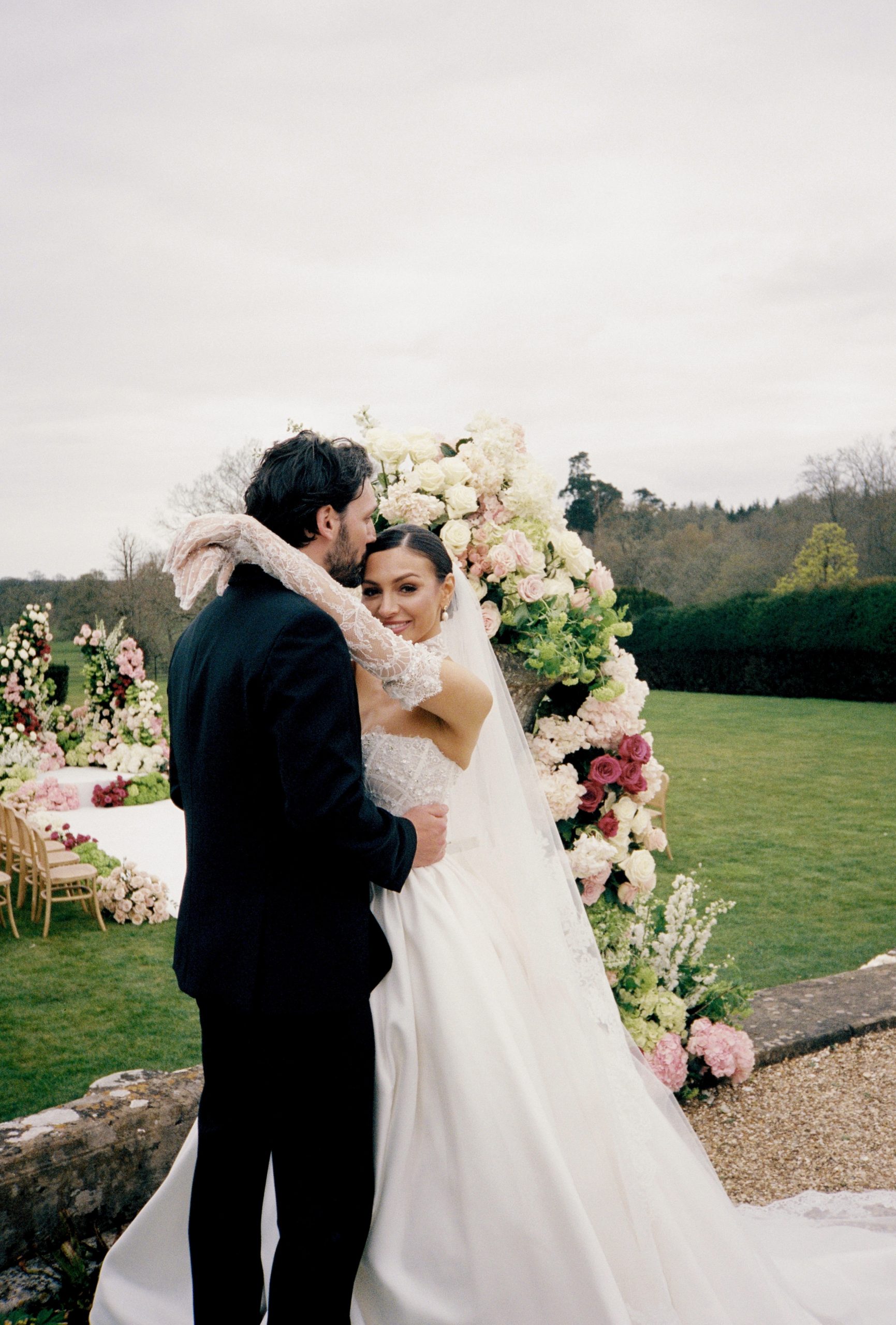 35mm film wedding photography in Somerset